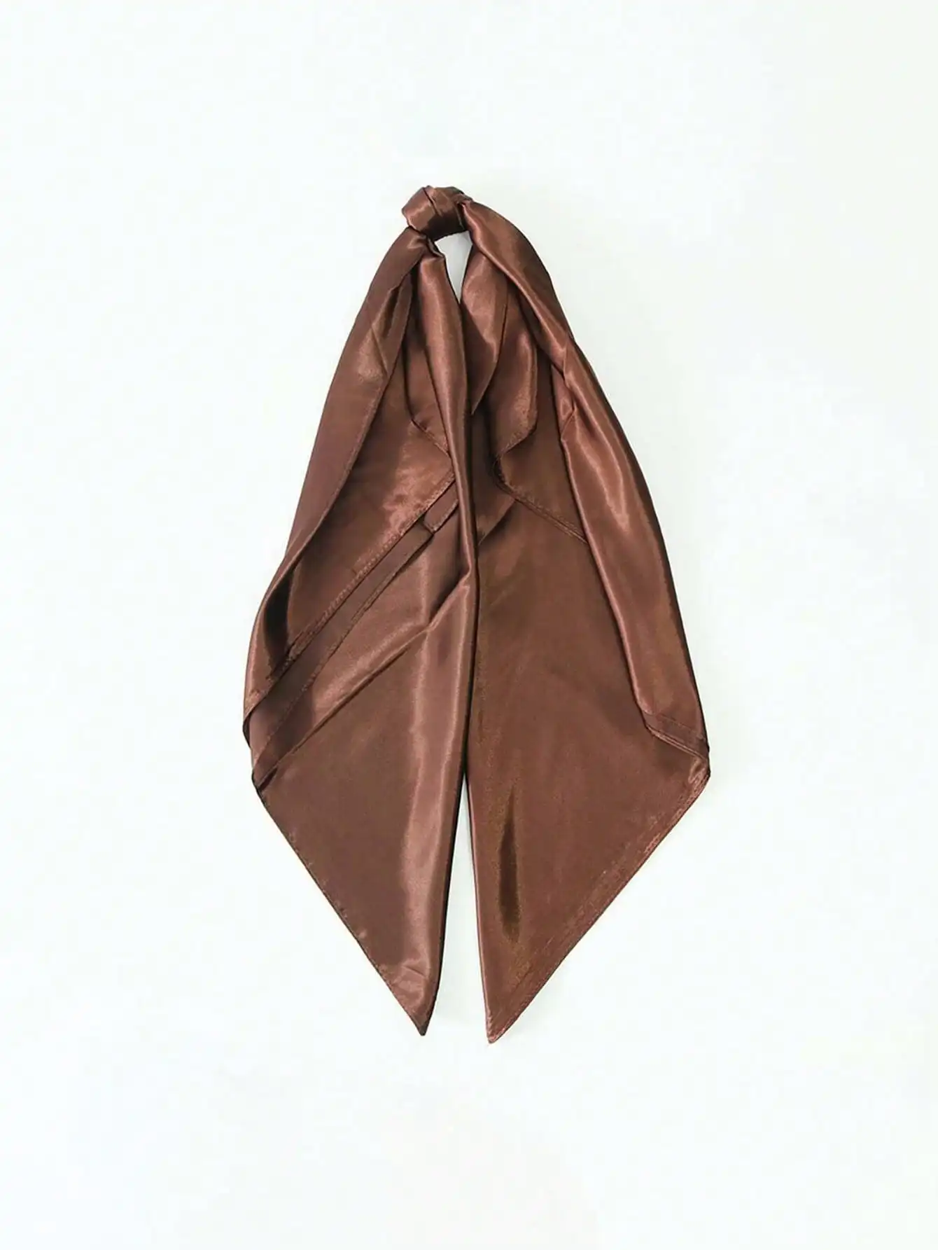 1pc Women White Silk Scarf, Ve - Scarf Silk Square のレビューと価格