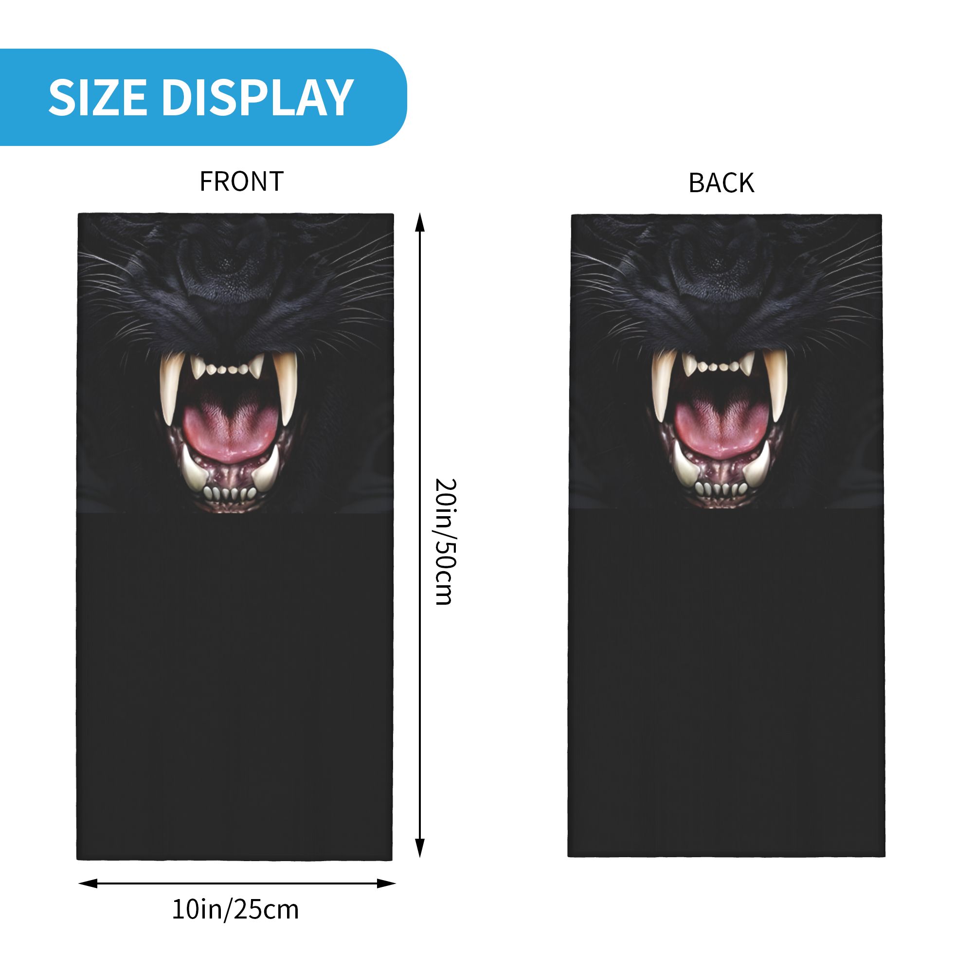Custom Black Panther Animal He - Neck Warmer Tube のレビューと価格