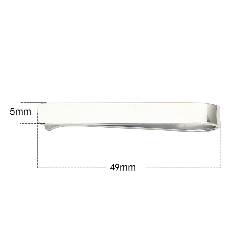 Beadsnice Pure 925 Sterling Si - Tie Clip Silver のレビューと価格