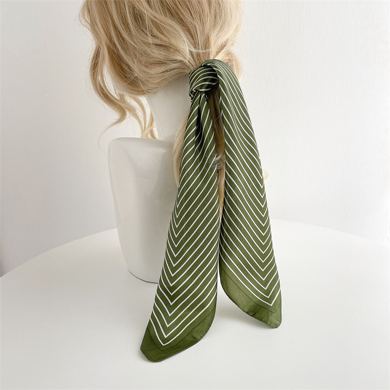 Luxury Stripe Silk Square Scar - Silk Tie Striped のレビューと価格