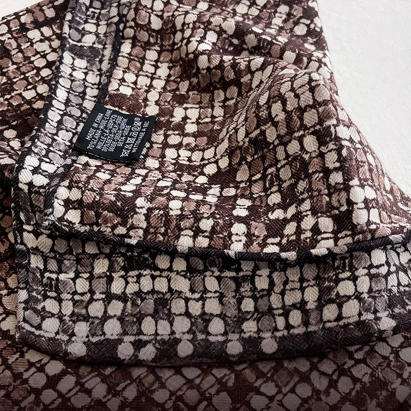 70% Wool 30% Silk Scarves for  - Muffler Men Wool のレビューと価格