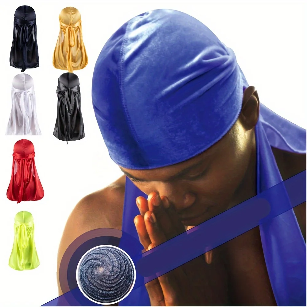 Men's Silk Durag Bonnet Bandan - Bandana Doo Rag のレビューと価格