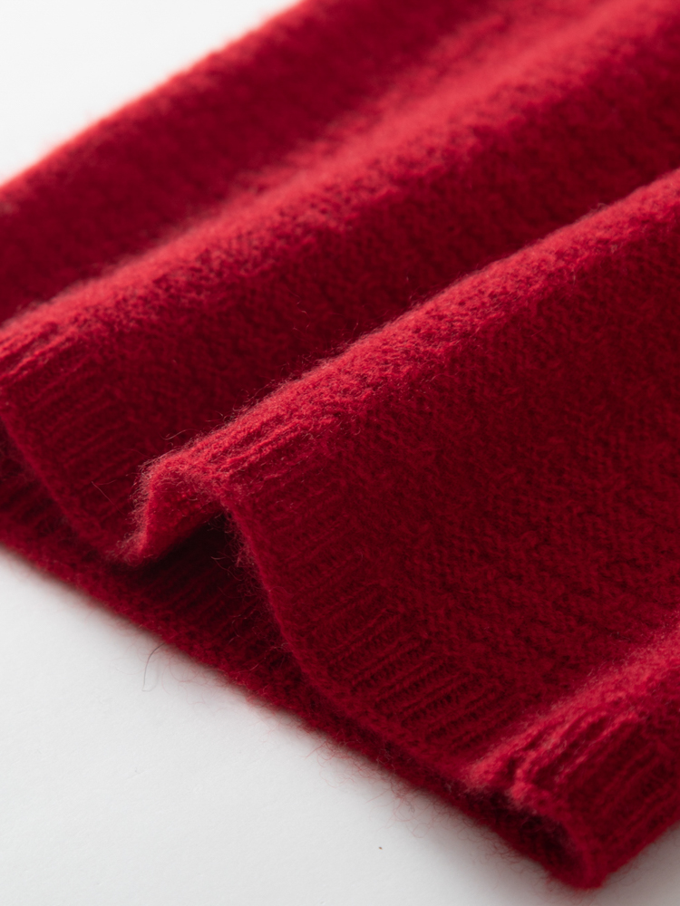 100% Pure Cashmere Waffle Knit - Infinity Scarf Knit のレビューと価格