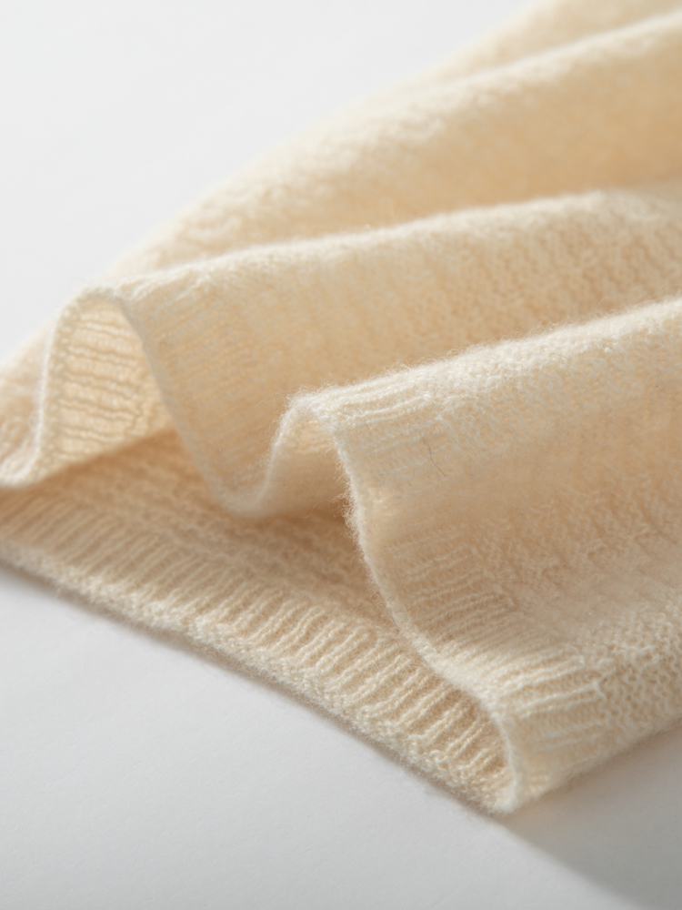 100% Pure Cashmere Waffle Knit - Infinity Scarf Knit のレビューと価格