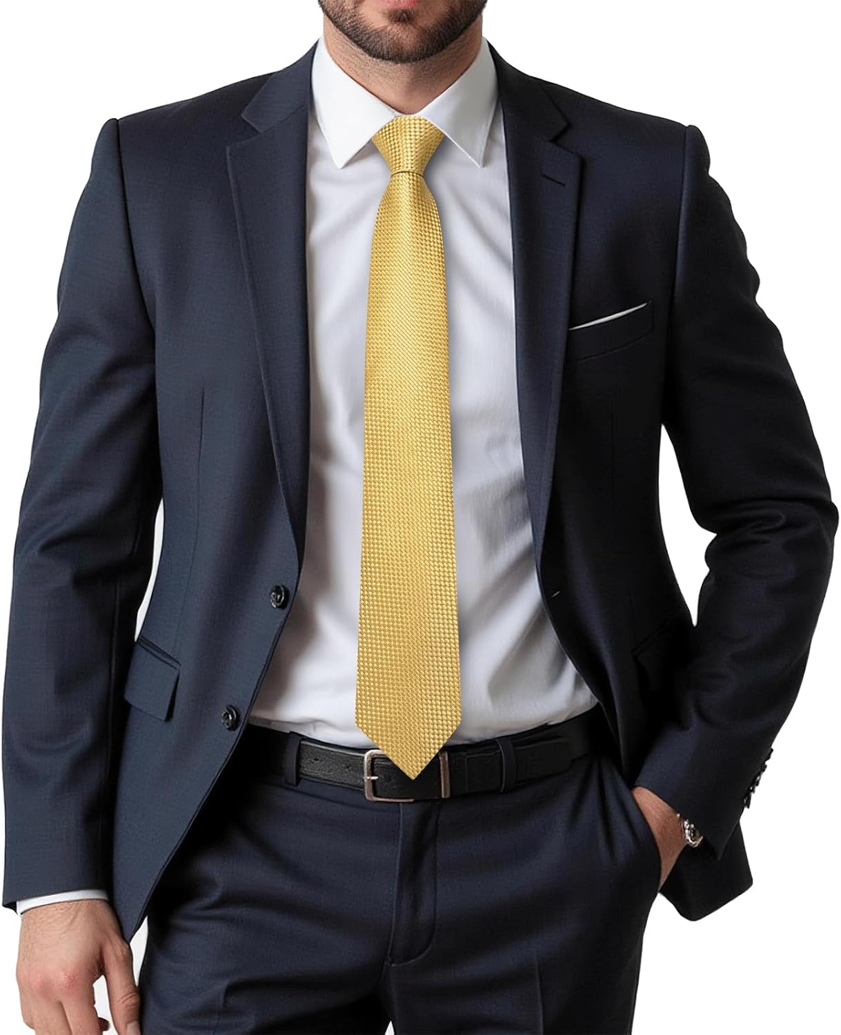 Floral Silk Tie Set with Pocke - Pocket Square Set のレビューと価格