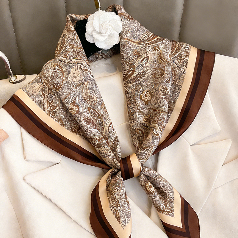 Luxury Women Silk Square Scarf - Silk Neck Scarf のレビューと価格