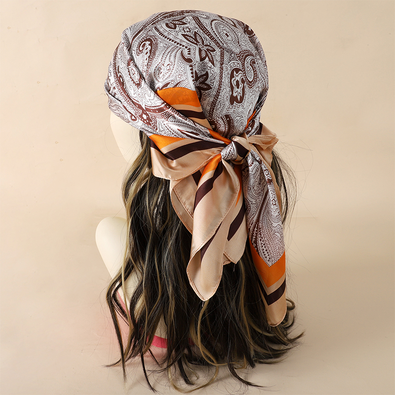 Luxury Women Silk Square Scarf - Silk Neck Scarf のレビューと価格