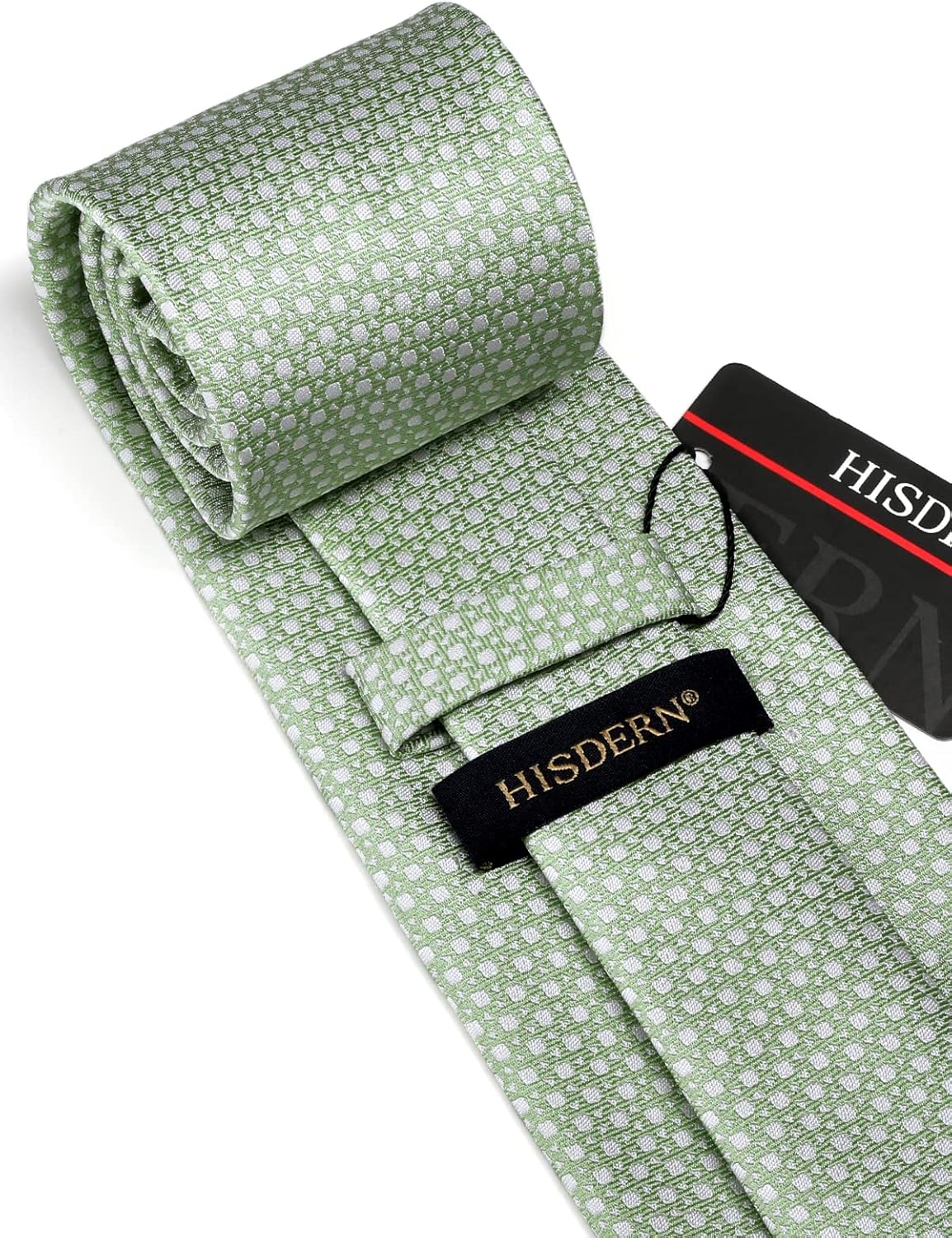 Classic Checkered Tie Set with - Pocket Square Set のレビューと価格