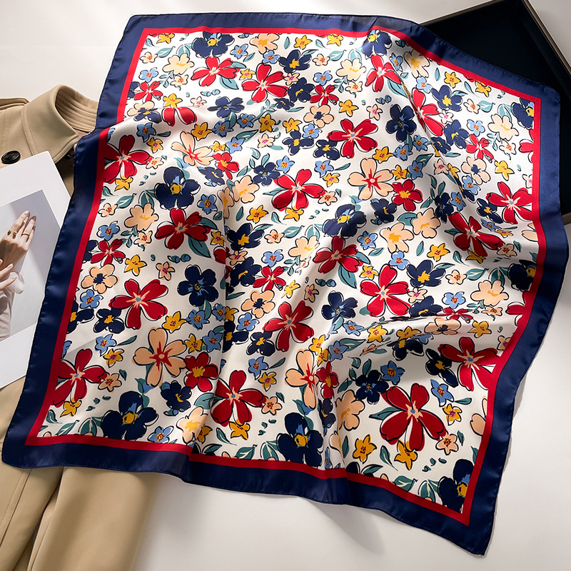 Luxury Square Scarf For Women  - Silk Neck Scarf のレビューと価格