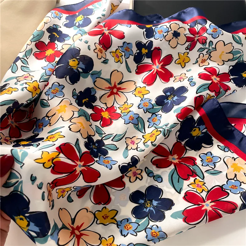 Luxury Square Scarf For Women  - Silk Neck Scarf のレビューと価格