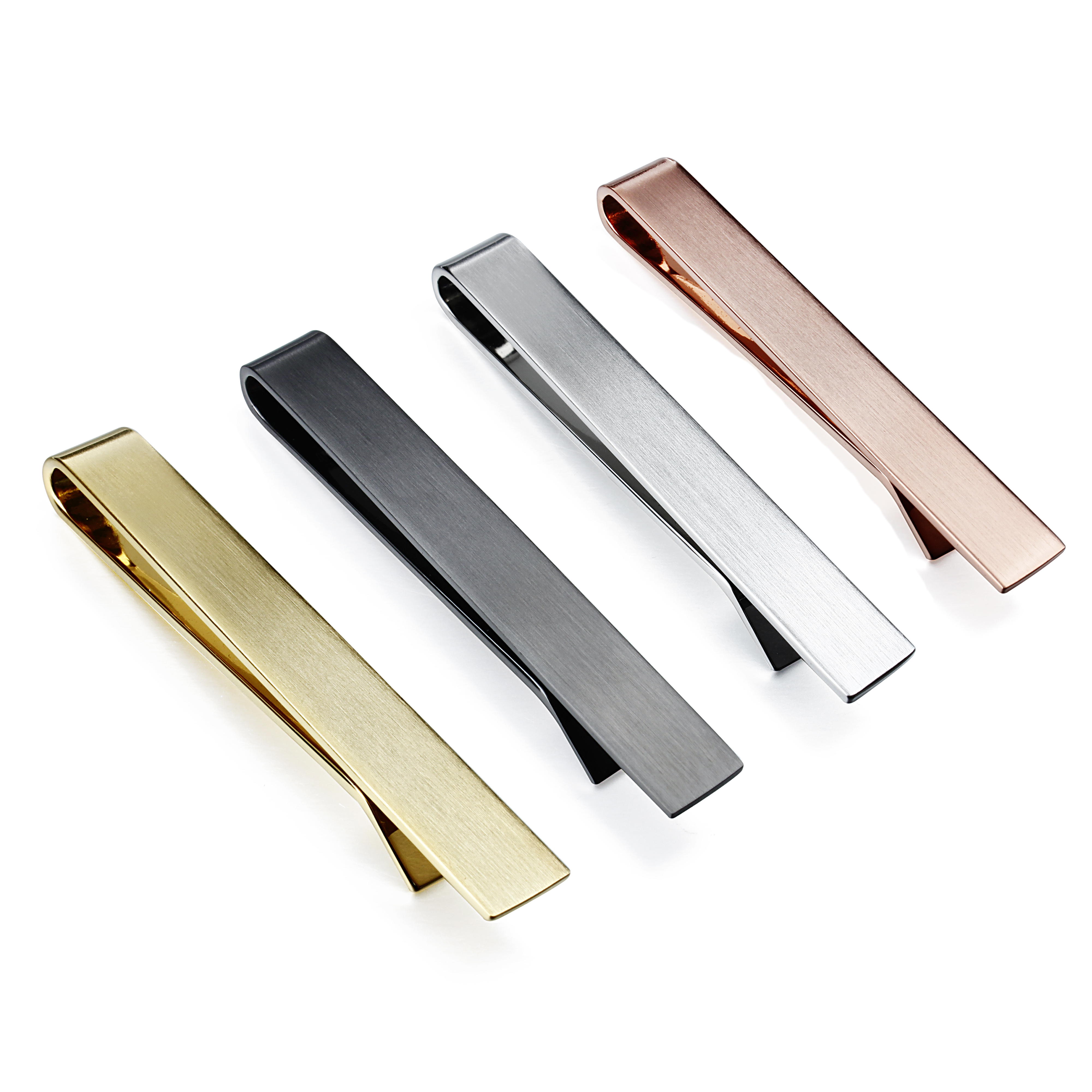 HAWSON 2 in shiny and brushTie - Tie Bar Set Gift のレビューと価格