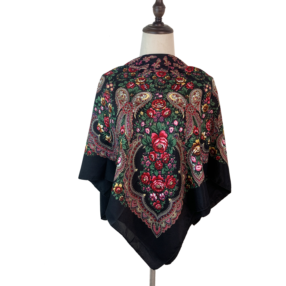100*100cm Russian Square Scarf - Bandana Cotton のレビューと価格