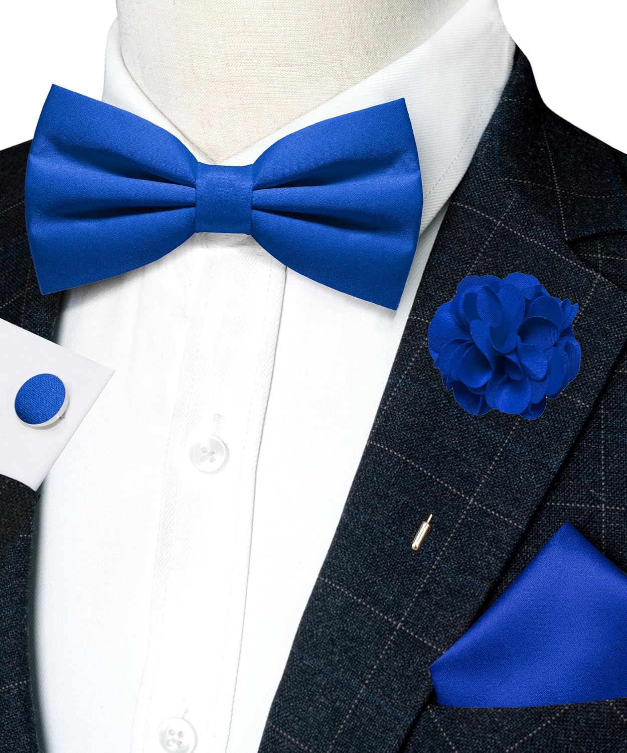 Pre-tied Bow Tie and Pocket Sq - Bow Tie Pre Tied のレビューと価格