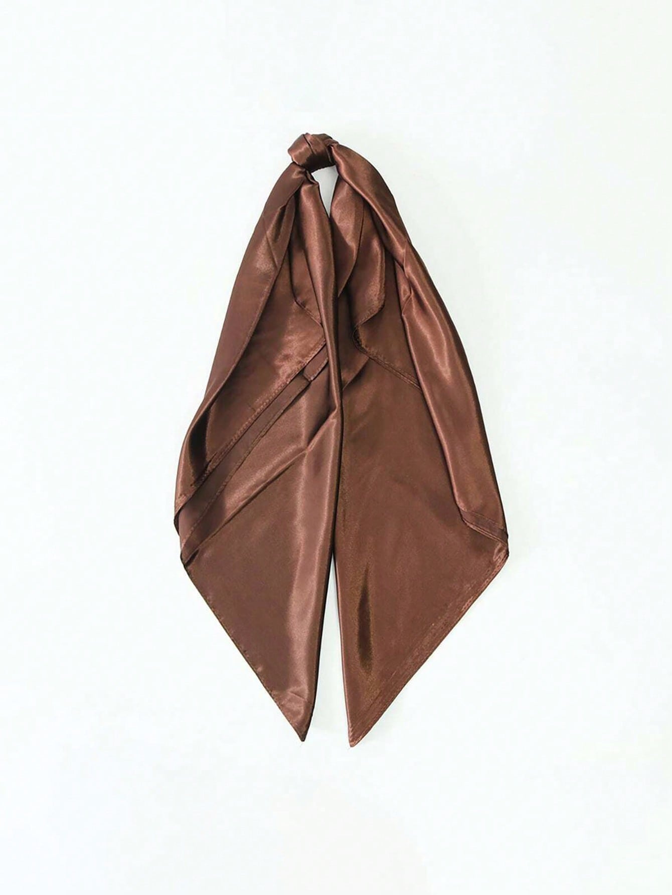 1pc Women White Silk Scarf, Ve - Scarf Silk Square のレビューと価格