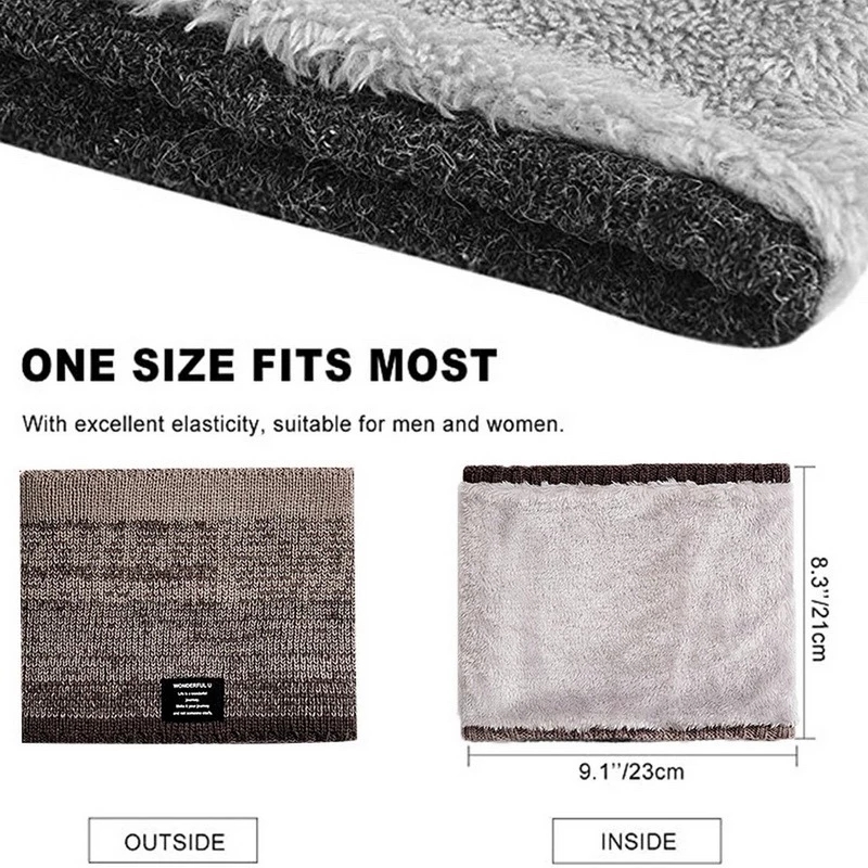 Winter Scarf for Men Fleece Ri - Handkerchief Cotton Men のレビューと価格