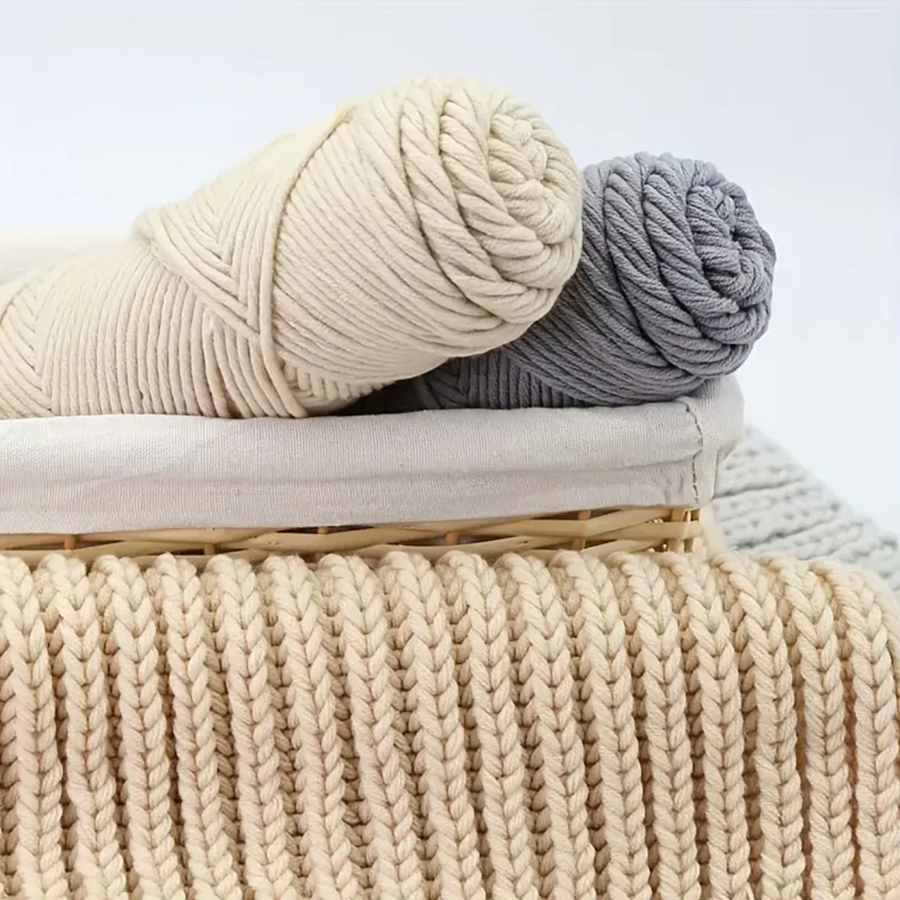 1Pc Lover's Cotton Yarn 8-Stra - Woven Scarf Blanket のレビューと価格