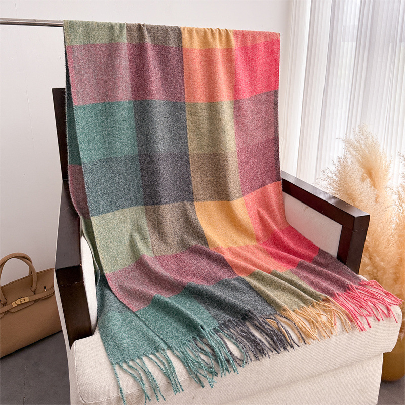 200*64cm New Fashion Cashmere  - Woven Scarf Blanket のレビューと価格