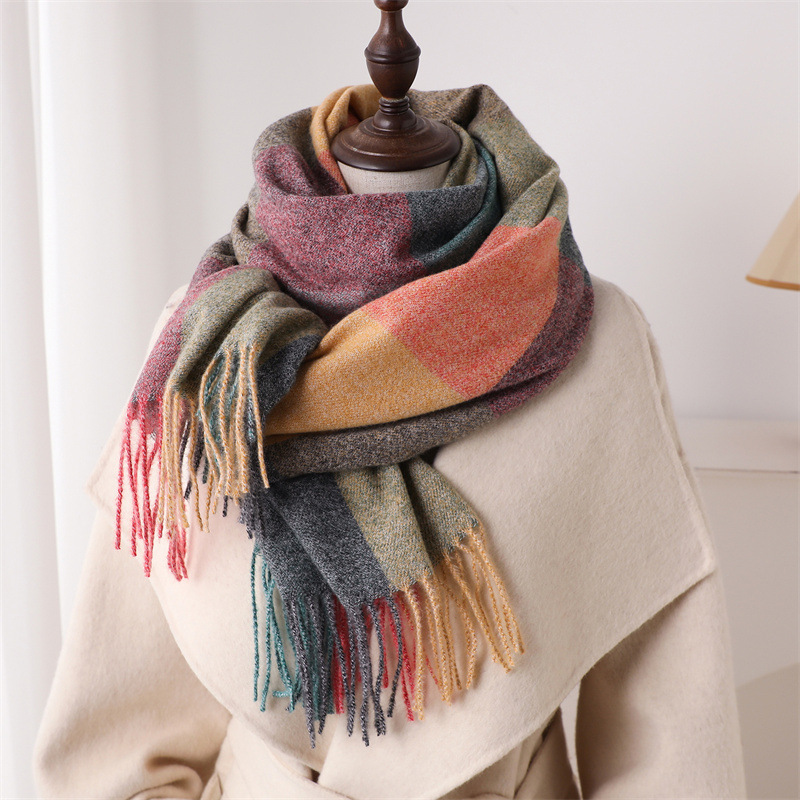 200*64cm New Fashion Cashmere  - Woven Scarf Blanket のレビューと価格