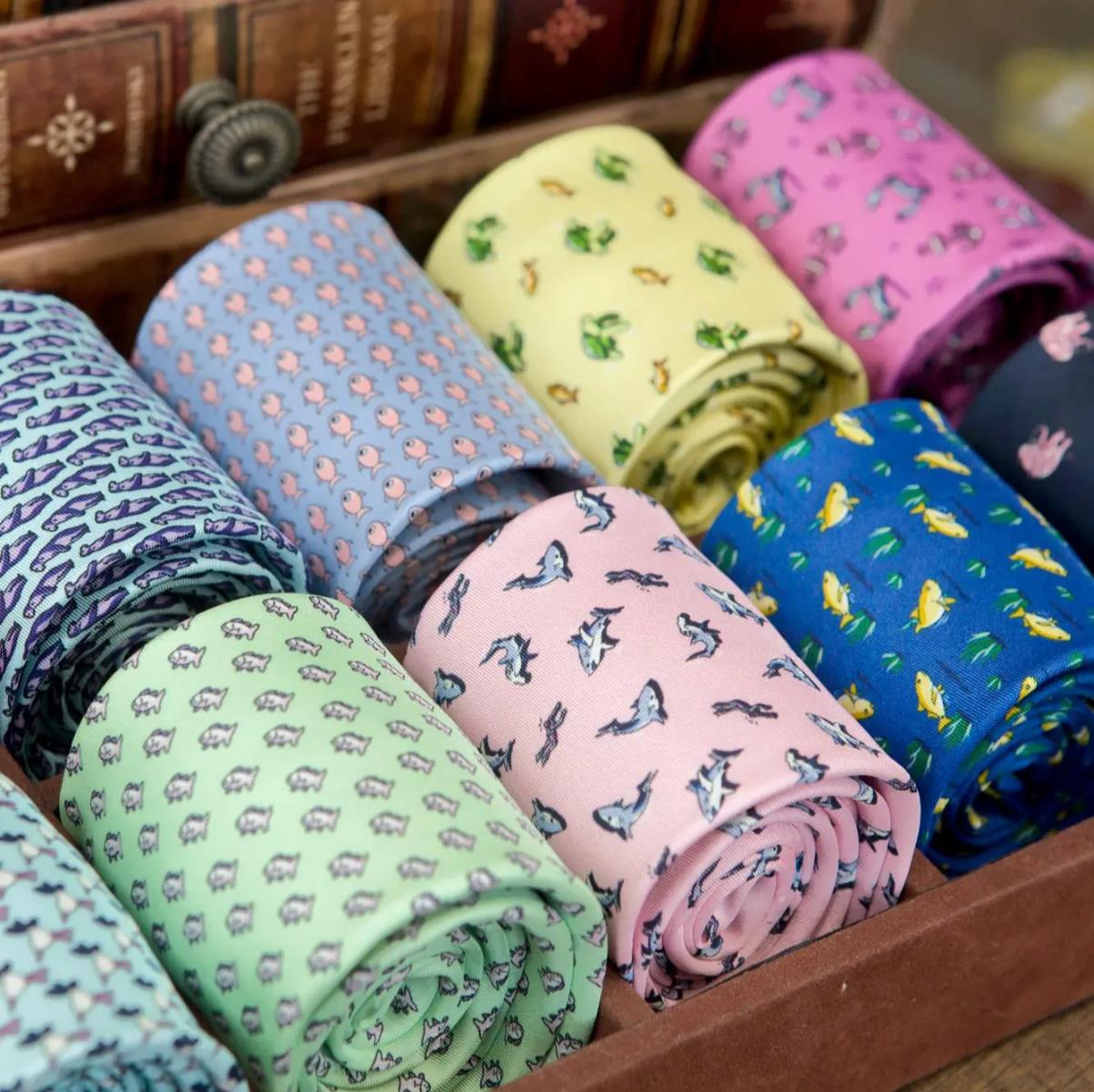 Multicolor Colorful Character  - Skinny Tie Men のレビューと価格