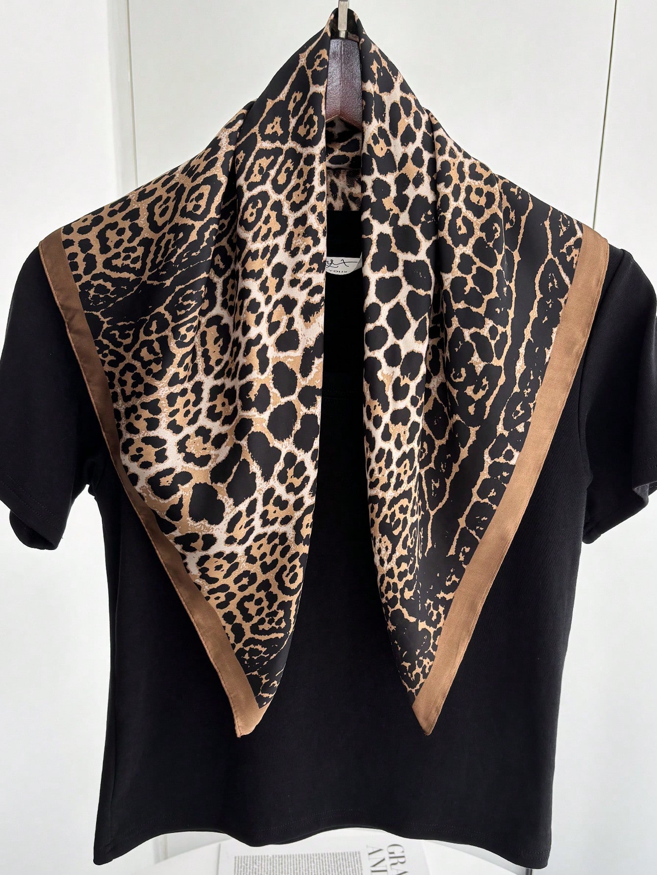 1pc Luxury Brand Leopard Print - Bandana Cotton のレビューと価格