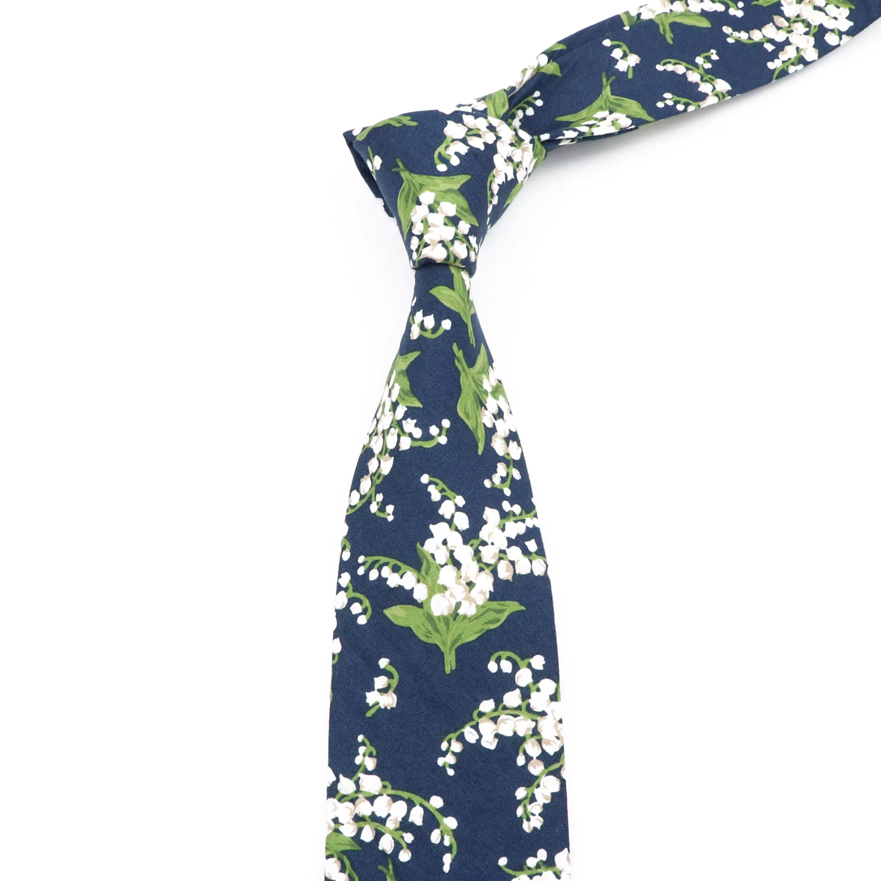 New Elegant Floral Tie For Men - Skinny Tie Men のレビューと価格