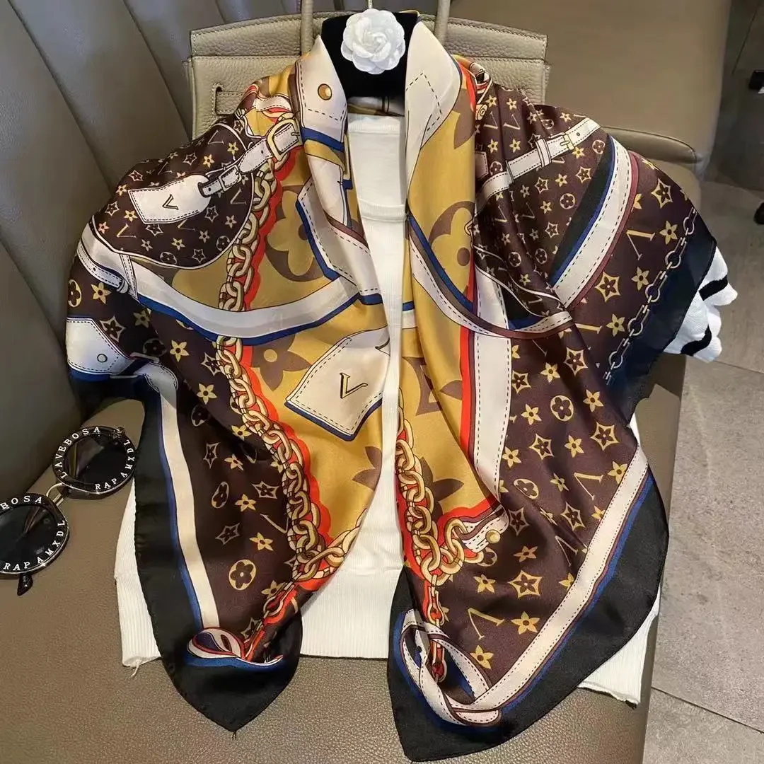 Light luxury 90 Silk scarf imi - Silk Tie Striped のレビューと価格