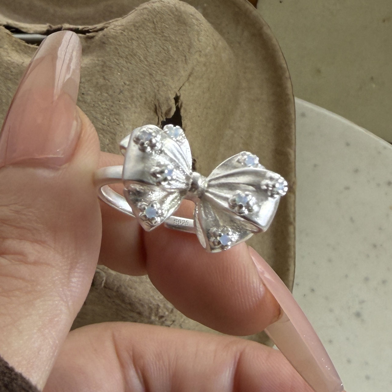 925 Sterling Silver Rings for  - Tie Clip Silver のレビューと価格