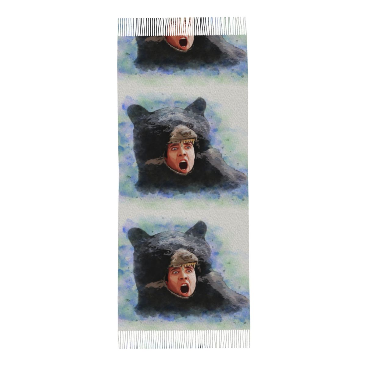 Cage Bear Watercolor Scarf for - Pashmina Wrap Large のレビューと価格