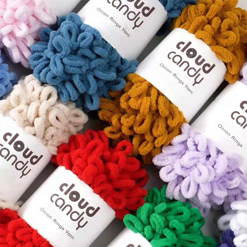 100g/Roll Finger Loop Yarn Thr - Woven Scarf Blanket のレビューと価格