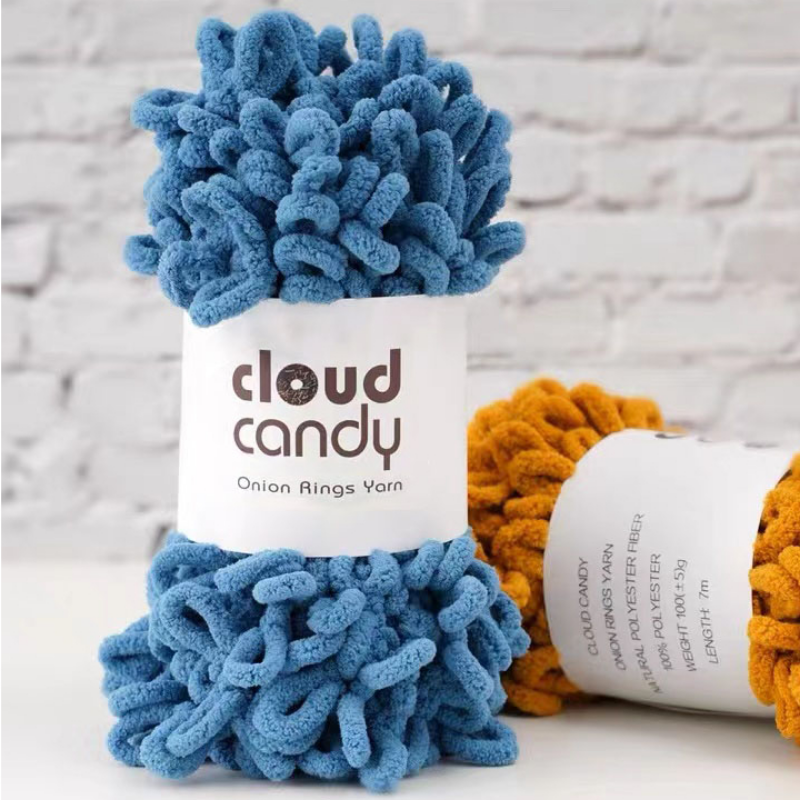 100g/Roll Finger Loop Yarn Thr - Woven Scarf Blanket のレビューと価格