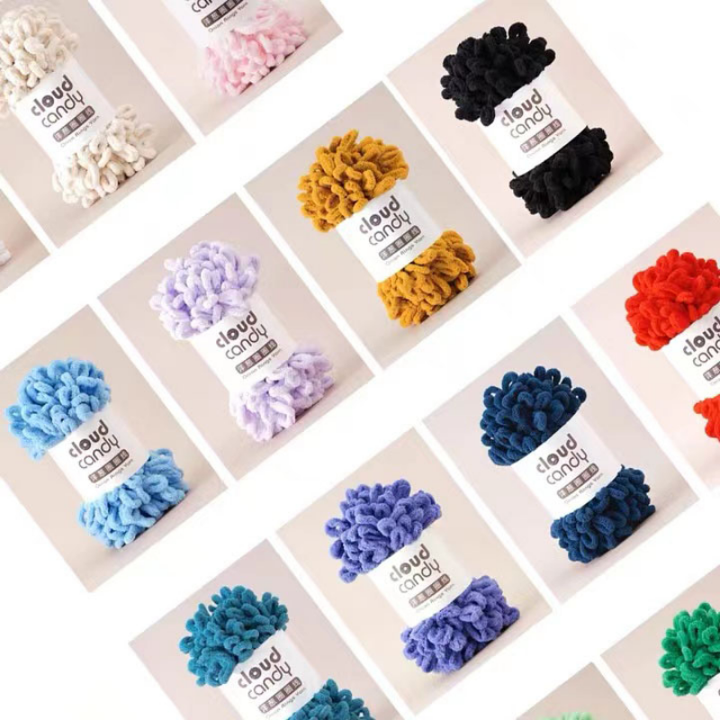 100g/Roll Finger Loop Yarn Thr - Woven Scarf Blanket のレビューと価格