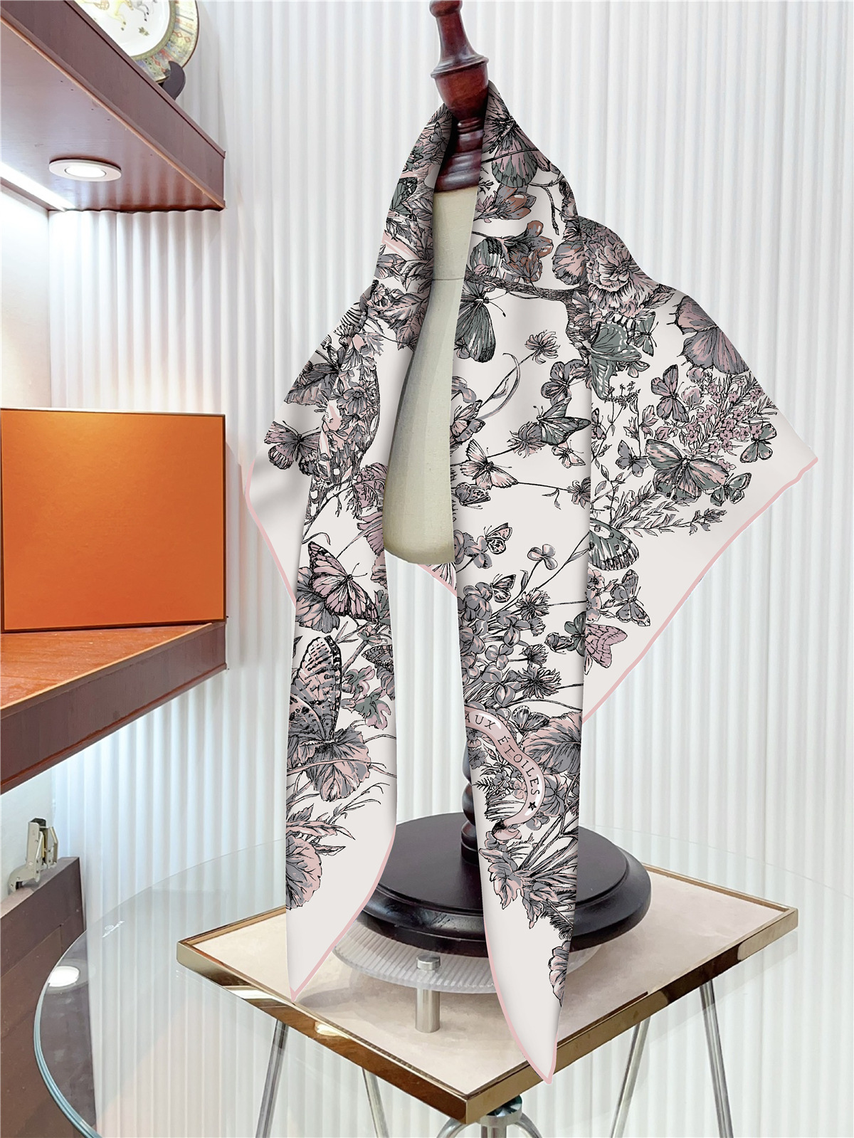 90cm Twill Silk Scarf Shawl Lu - Face Scarf Mask のレビューと価格