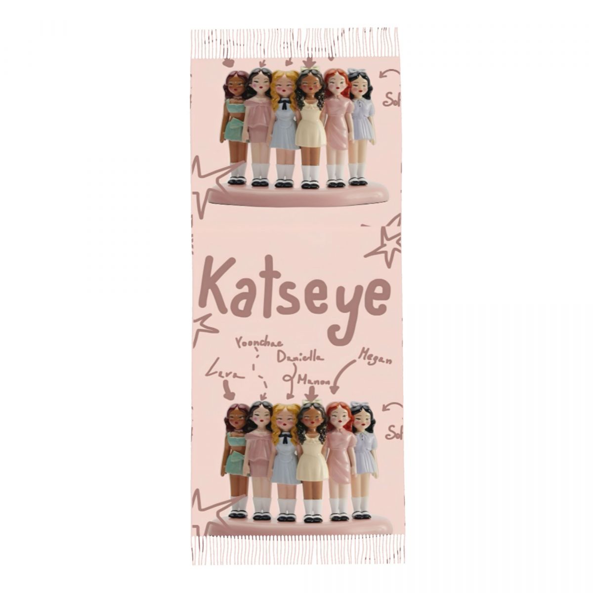 Katseye Kpop Idol Shawl Wrap W - Pashmina Wrap Large のレビューと価格