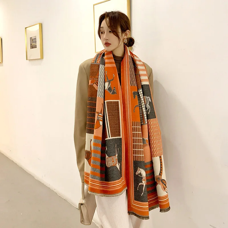 2024 New Luxury Winter Cashmer - Woven Scarf Blanket のレビューと価格
