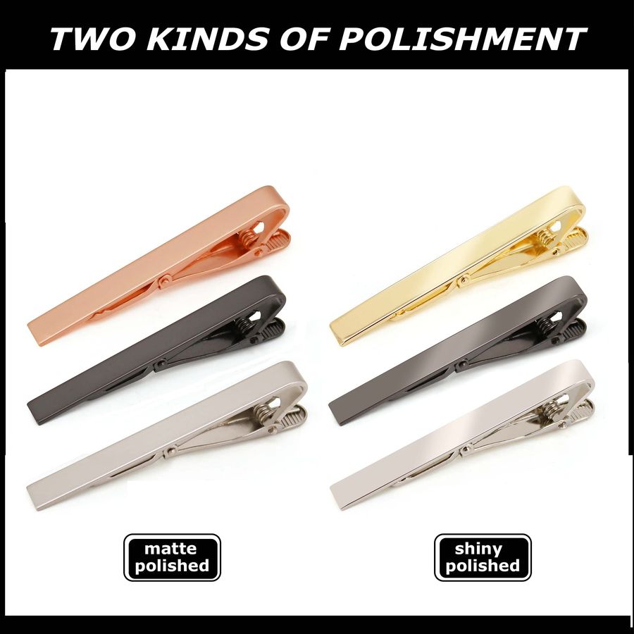 Clips for Men, 6 PACK Tie Clip - Tie Bar Set Gift のレビューと価格