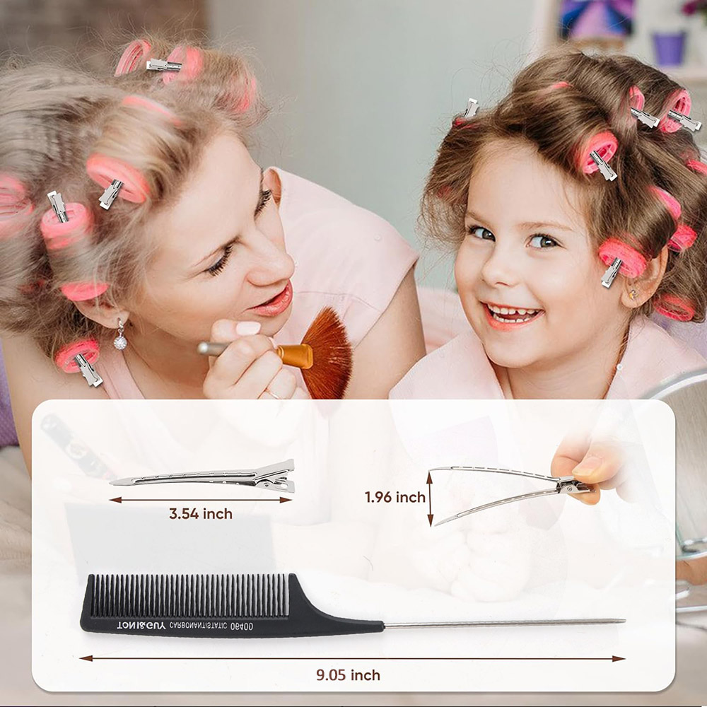 24pcs Silver Hair Clips For St - Tie Clip Silver のレビューと価格