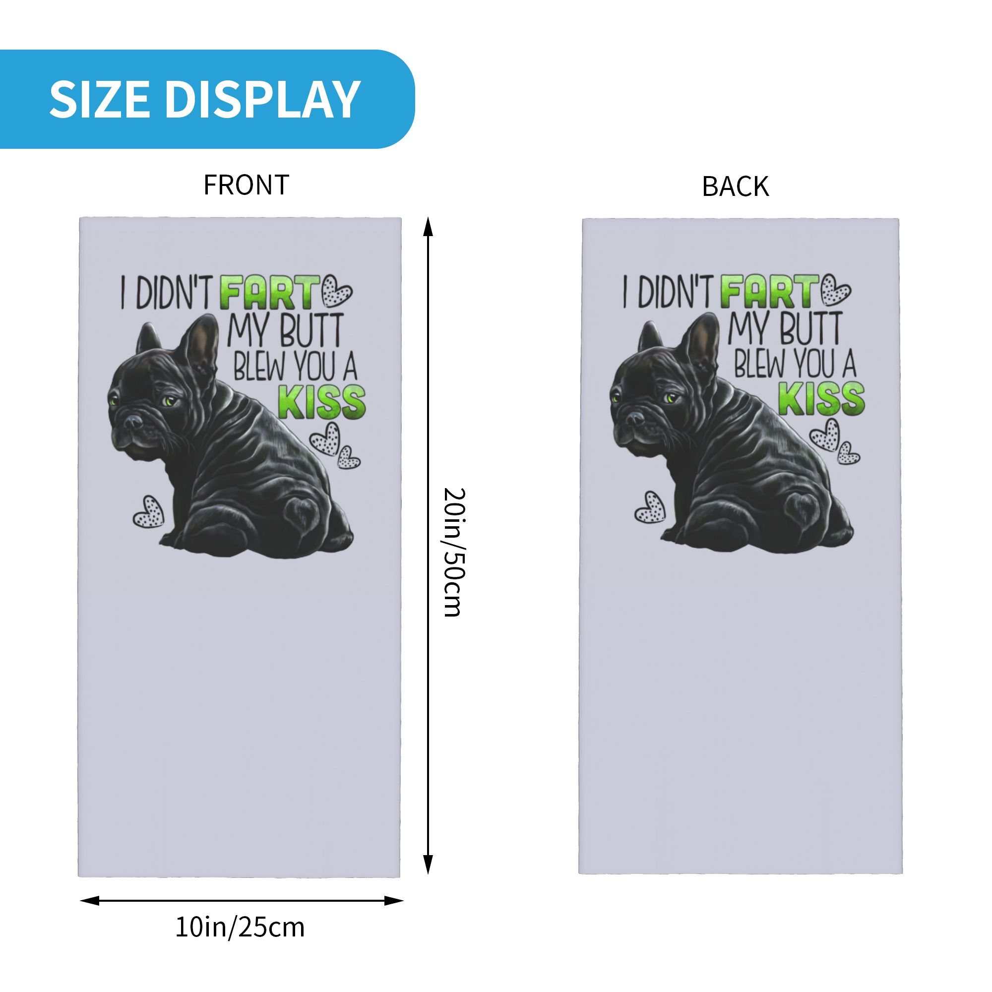 Custom Cute French Bulldog Win - Neck Warmer Tube のレビューと価格