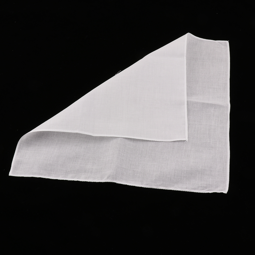 20/40pcs Plain Check Pocket Sq - Handkerchief Cotton Men のレビューと価格