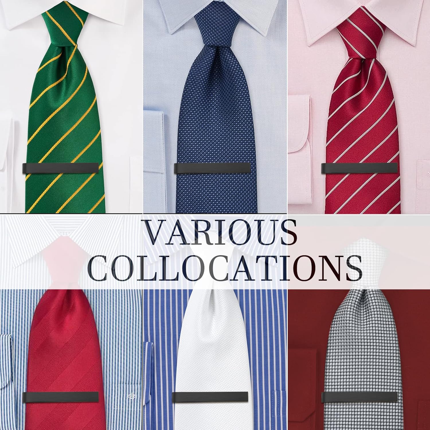 Skinny Tie Clip Bar Set, 2 Inc - Skinny Tie Men のレビューと価格