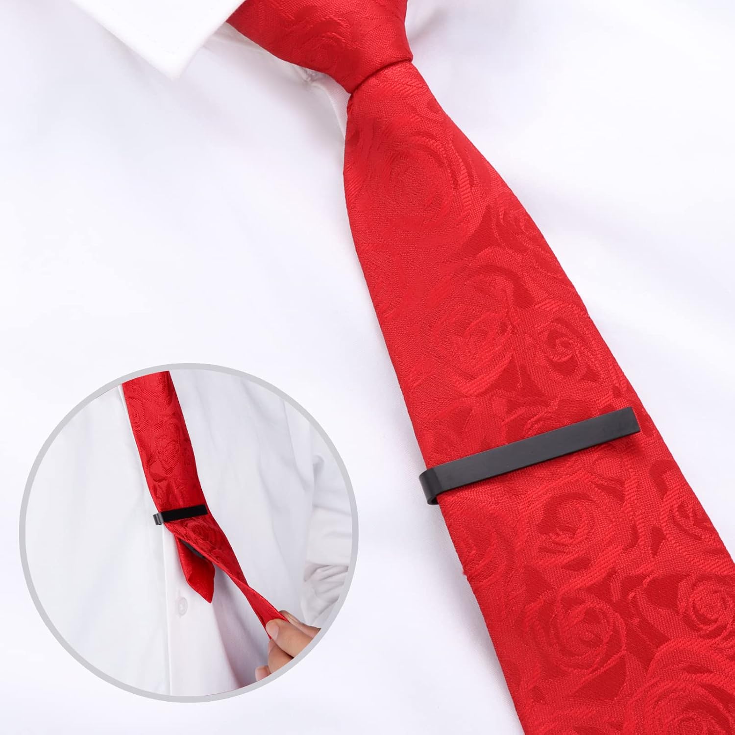 Skinny Tie Clip Bar Set, 2 Inc - Skinny Tie Men のレビューと価格