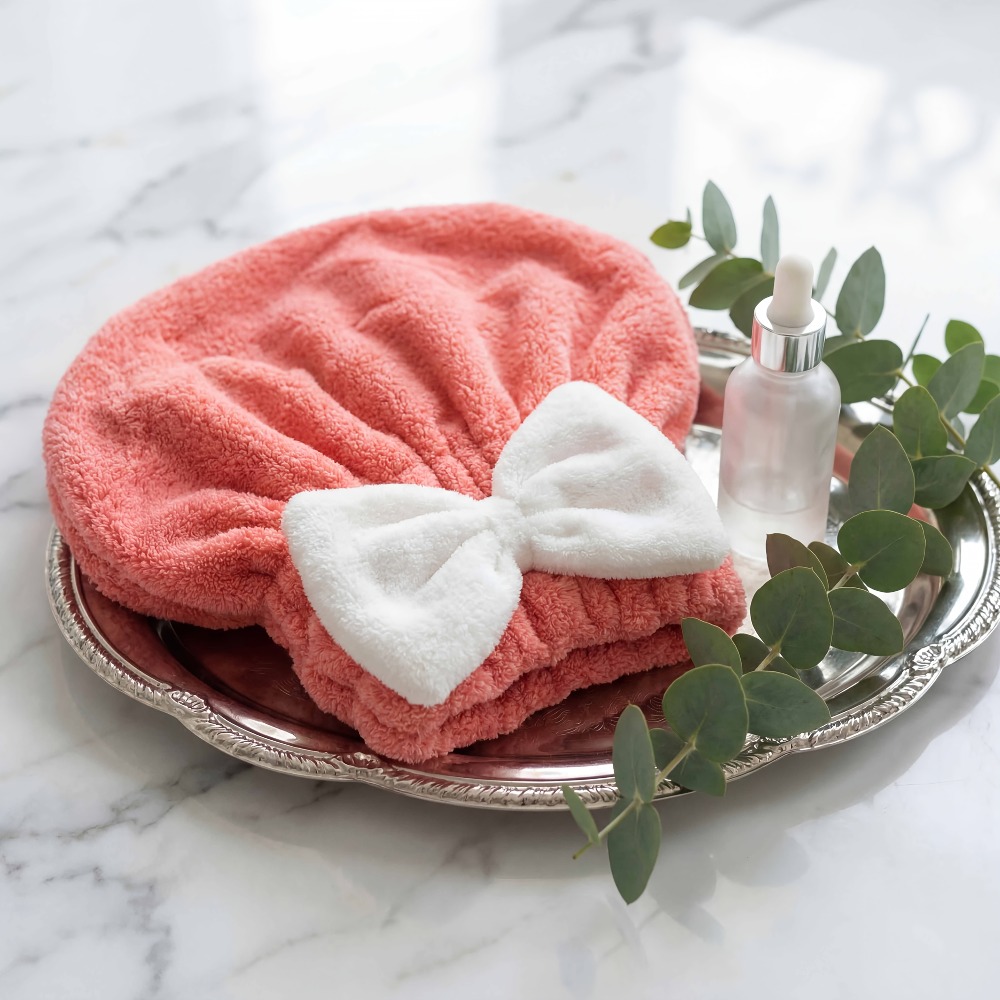 Microfiber Hair Drying Cap, Qu - Head Wrap Turban のレビューと価格