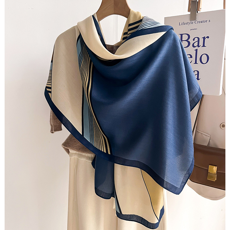 Luxury Brand Scarf  Wool Cotto - Pashmina Wrap Large のレビューと価格