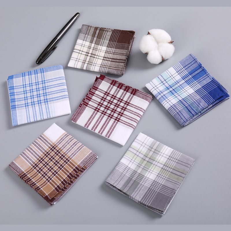 12Pcs Men's Pure Cotton Handke - Handkerchief Cotton Men のレビューと価格