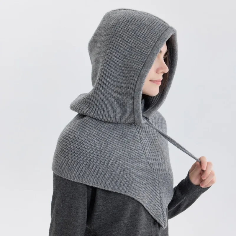 Women's Knitted Beanie Hat wit - Infinity Scarf Knit のレビューと価格