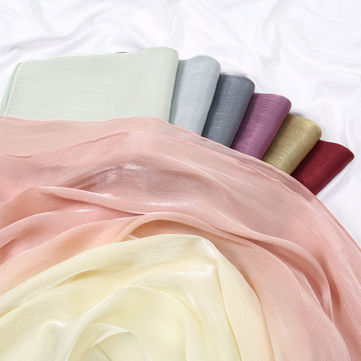 Gradient Twinkle Silk Hijab Sc - Head Wrap Turban のレビューと価格