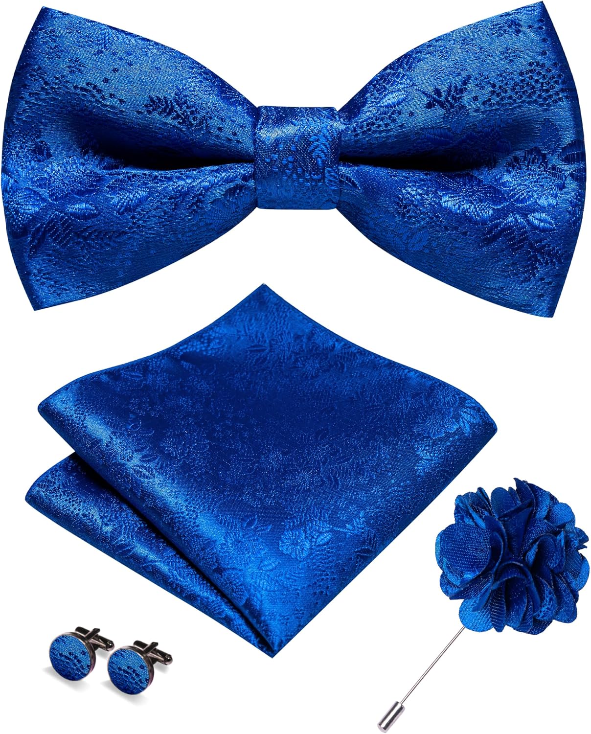 Floral Pre-tied Bow Tie Set wi - Bow Tie Pre Tied のレビューと価格