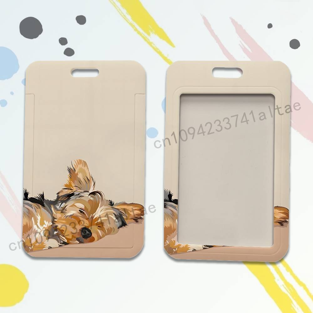 Yorkshire Terrier Dog Card Hol - Lanyard Badge Holder のレビューと価格