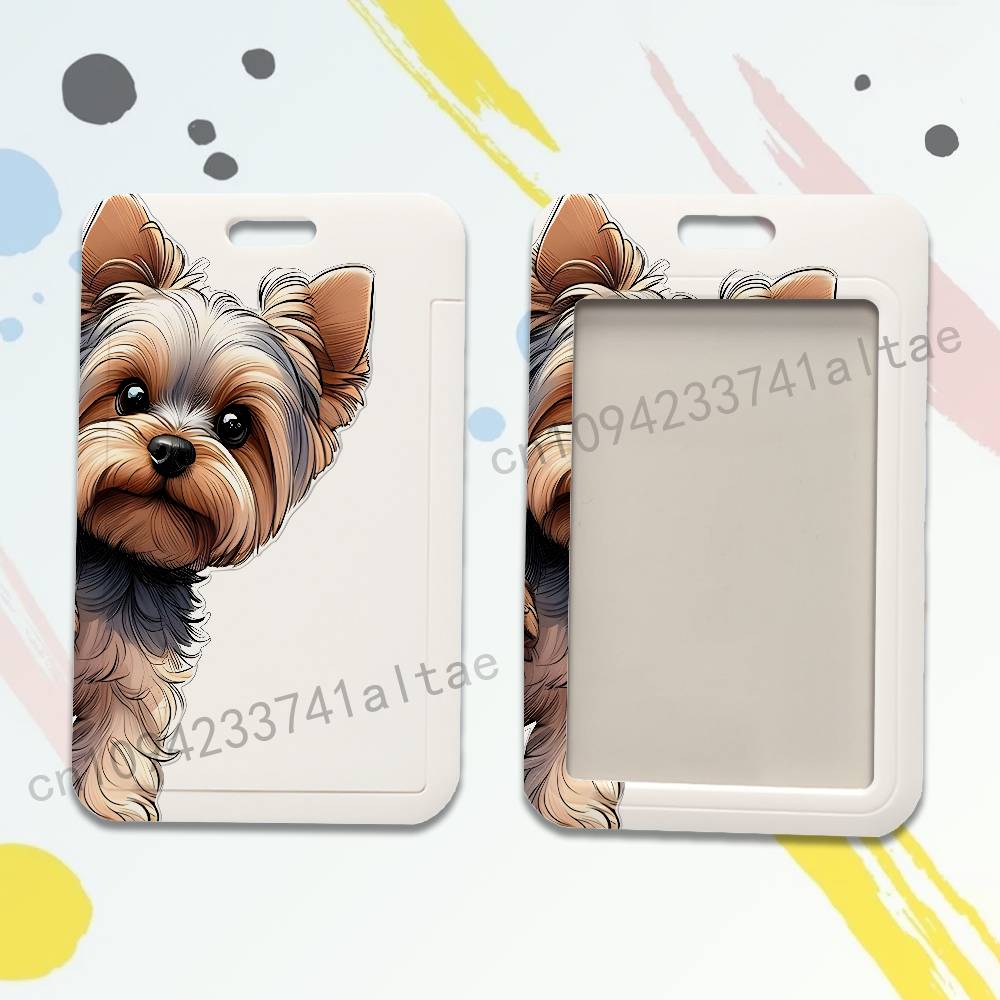 Yorkshire Terrier Dog Card Hol - Lanyard Badge Holder のレビューと価格