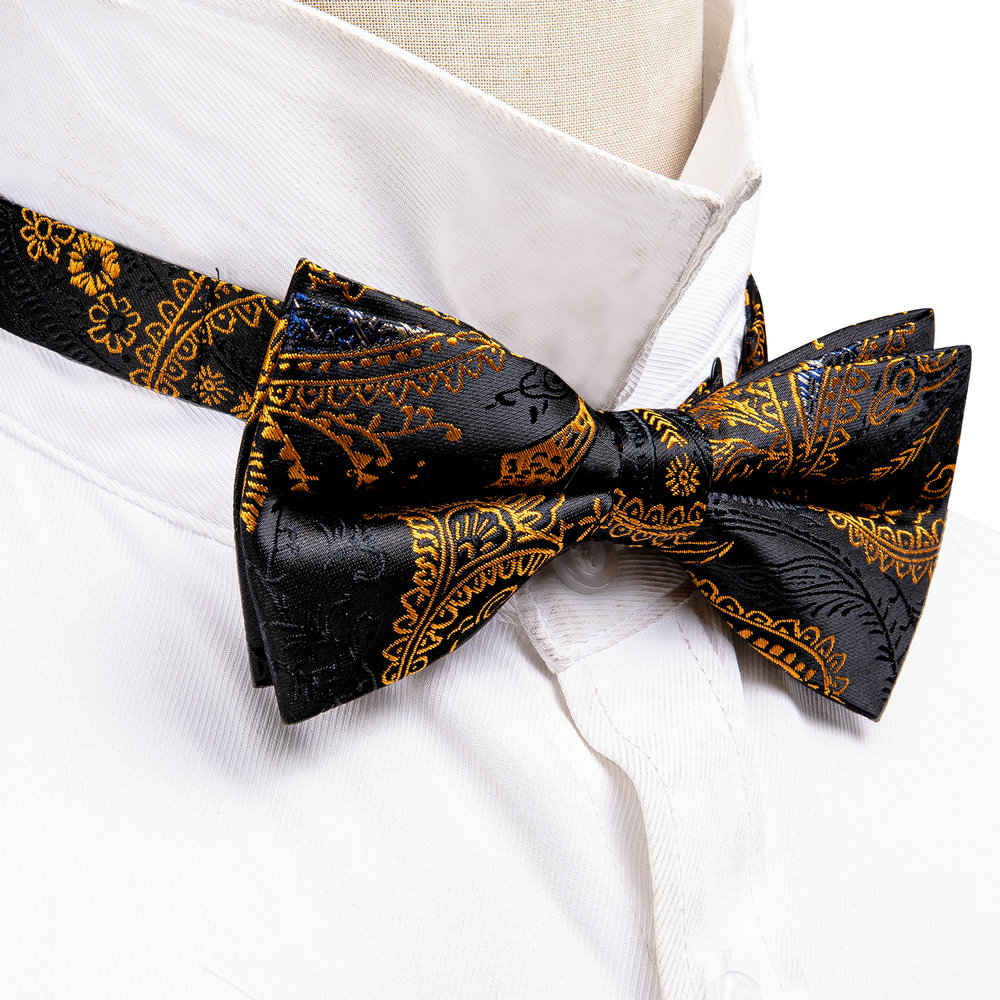 Barry.Wang Silk Mens Bow Tie B - Bow Tie Pre Tied のレビューと価格
