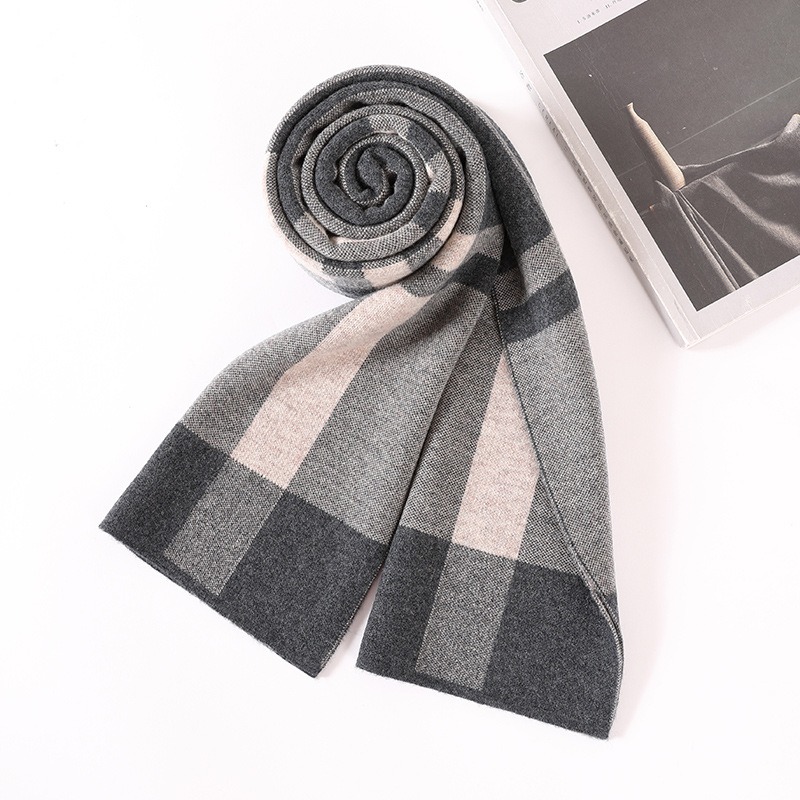 Luxury Scarf Man Winter Warm W - Muffler Men Wool のレビューと価格